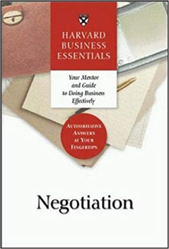 Negotiation (Harvard Business Essentials Series)