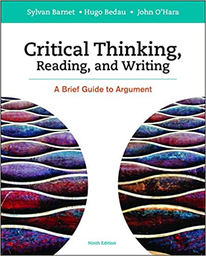Critical Thinking, Reading and Writing