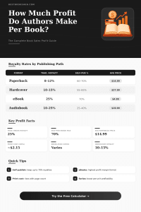 Book Sales & Profit Calculator: Maximize Your Author Revenue