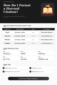 Harvard Citation Converter: Format References Instantly
