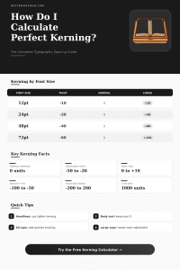 Kerning Calculator: Perfect Your Letter Spacing