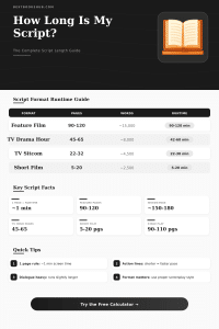 Script Length Calculator: How Long Is My Script?
