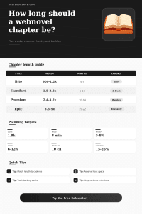 Webnovel Chapter Length Calculator